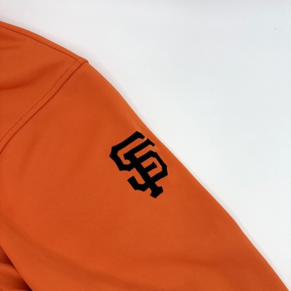 San Francisco Giants Stiches Men's L Orange Hoodie Fleece Pullover MLB Baseball - Picture 8 of 8